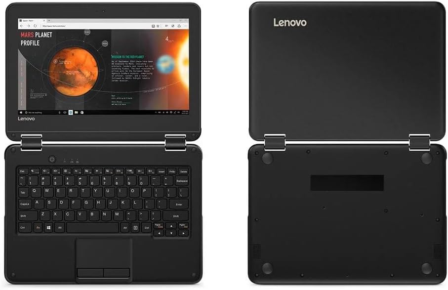 Lenovo ThinkPad N24 – 11.6" WXGA Touch – Intel Celeron N3450 – 4GB RAM – 64GB eMMC – Black – 81AF0019US - Image 2