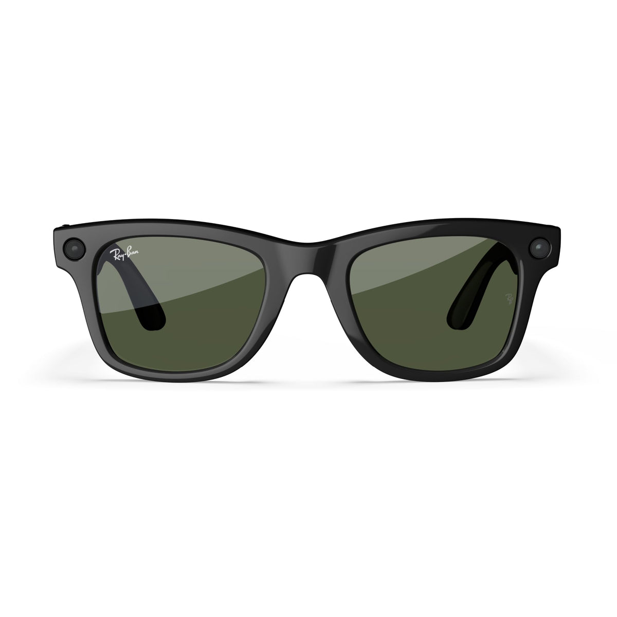 Ray-Ban Meta – Wayfarer Smart Glasses with Meta AI, Audio, Photo, and Video – Green Lenses – Shiny Black Frame - Image 2