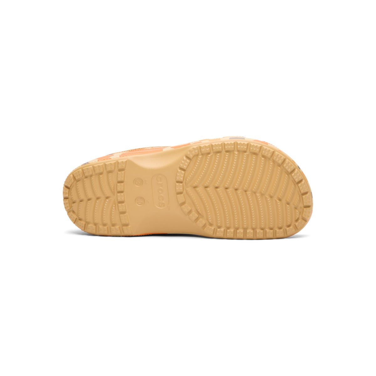 Crocs Classic Duck Camo Boat Shoe (Tan/Shocking Orange) - Image 5