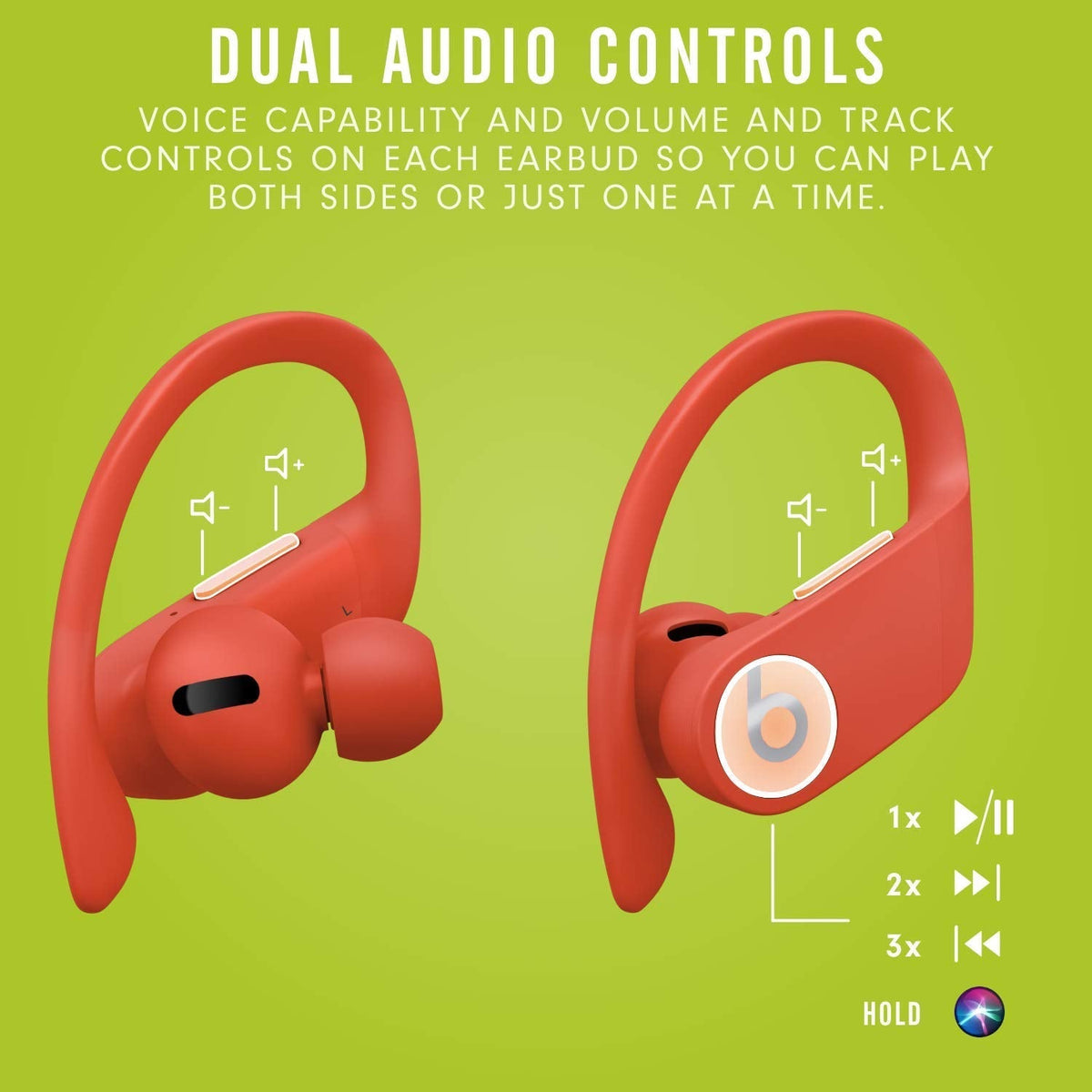 Beats by Dr. Dre Powerbeats Pro Wireless Headphones - Lava Red - MXYA2LL/A - Image 4