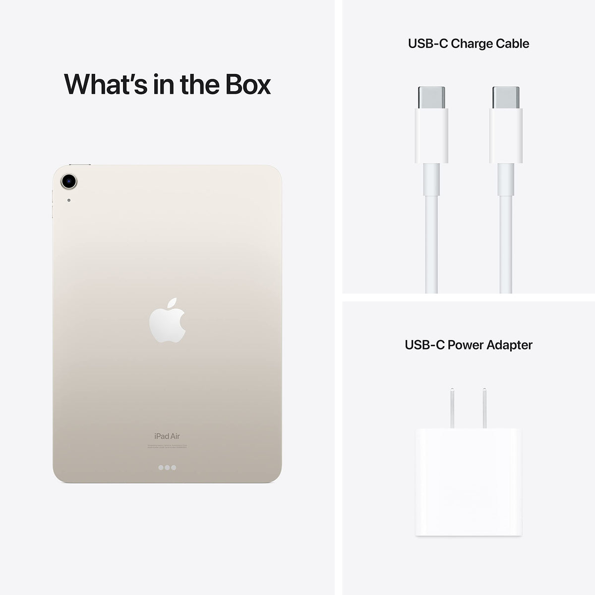 Apple iPad Air 10.9" 5th Gen (2022) Wi-Fi - 64GB - Starlight - MM9F3LL/A - Image 6