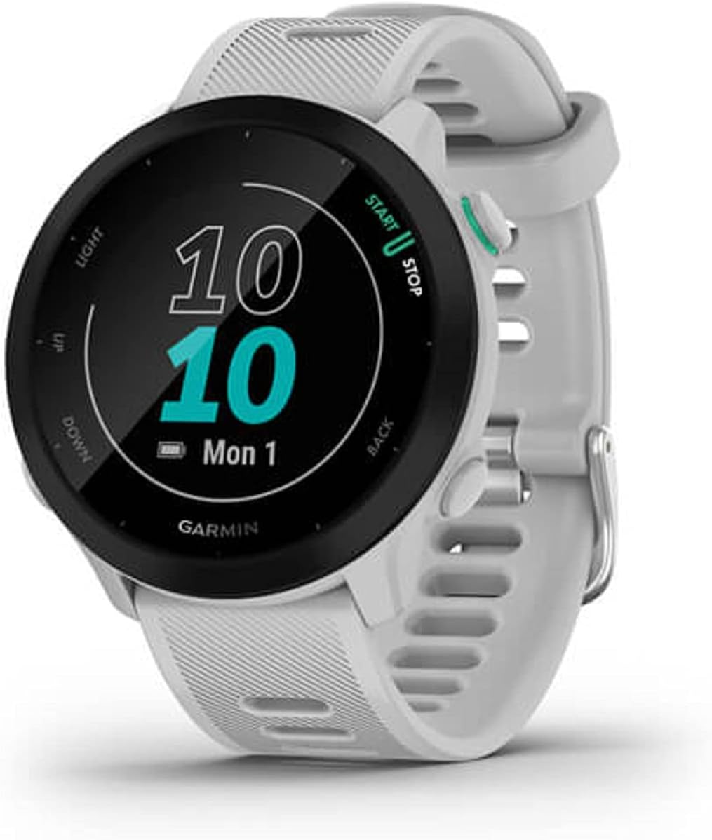 Garmin Forerunner 55, GPS Running Watch White