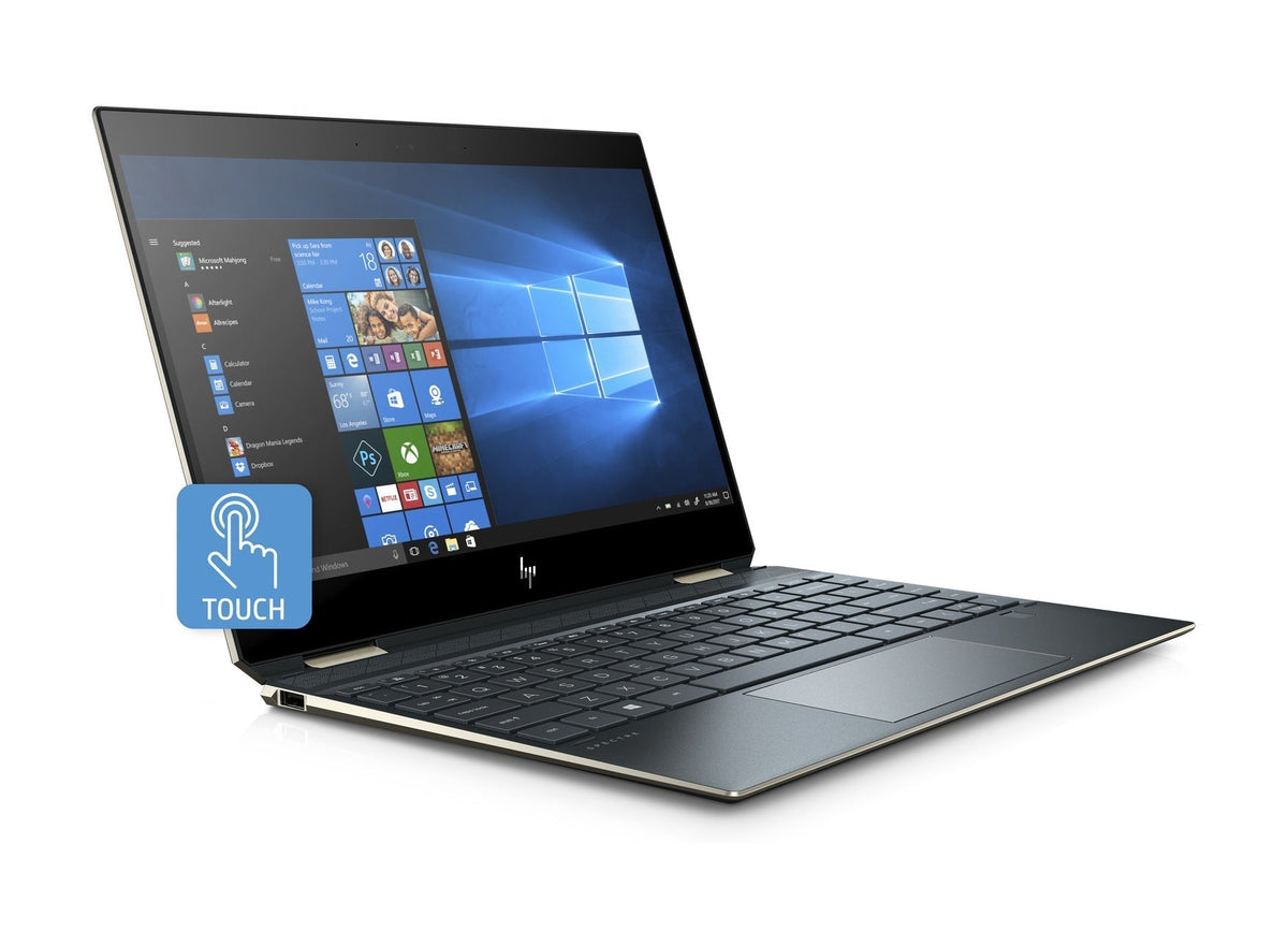 HP Spectre x360 – 13.3" FHD Touch – i7-8565U – 16GB RAM – 256GB SSD – Poseidon Blue – 13t-ap000 - Image 2