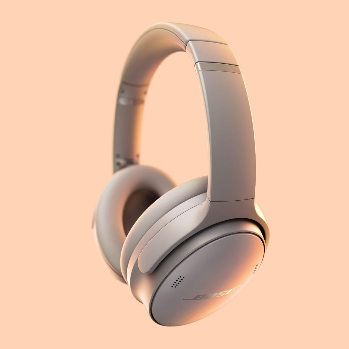 Bose - QuietComfort Wireless Noise Cancelling Over-the-Ear Bluetooth Headphones - Sandstone - Image 2