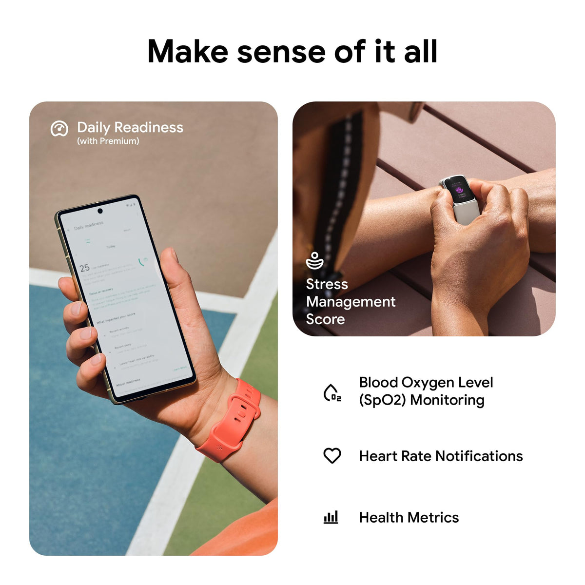 Fitbit - Charge 6 Advanced Fitness & Health Tracker - Obsidian - Image 3