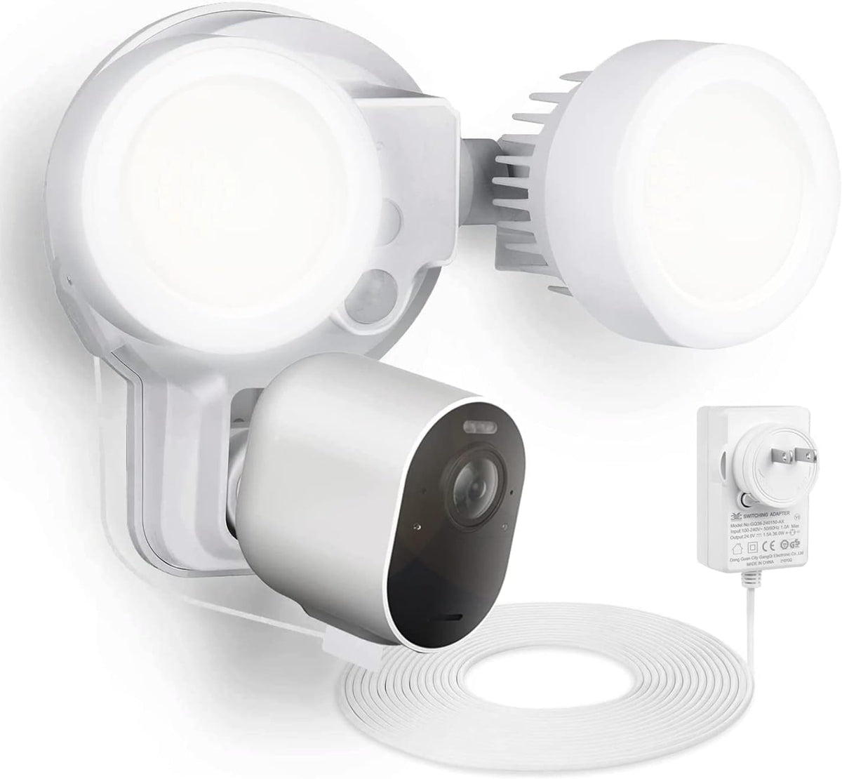 Wasserstein 3-in-1 Wired Smart Flood Light, Charger and Mount for Arlo Ultra/Ultra2, Arlo Pro 3/4
