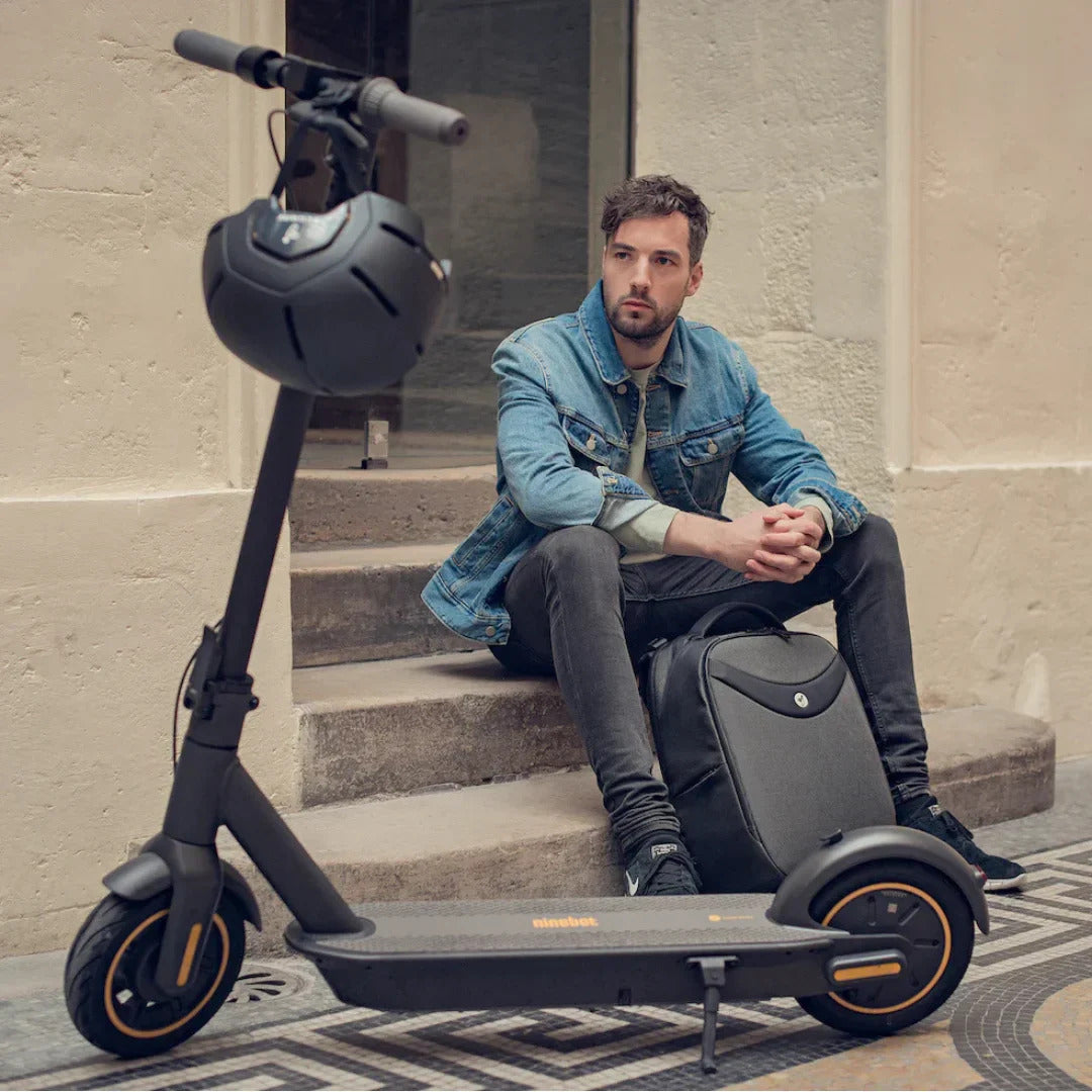 Segway - Max G30P Electric Kick Scooter, Foldable Electric Scooter w/40.4 mi Max Operating Range & 18.6 mph Max Speed - Black