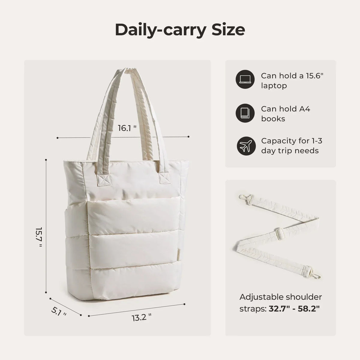Bubble 21L Puffy Tote - Image 57