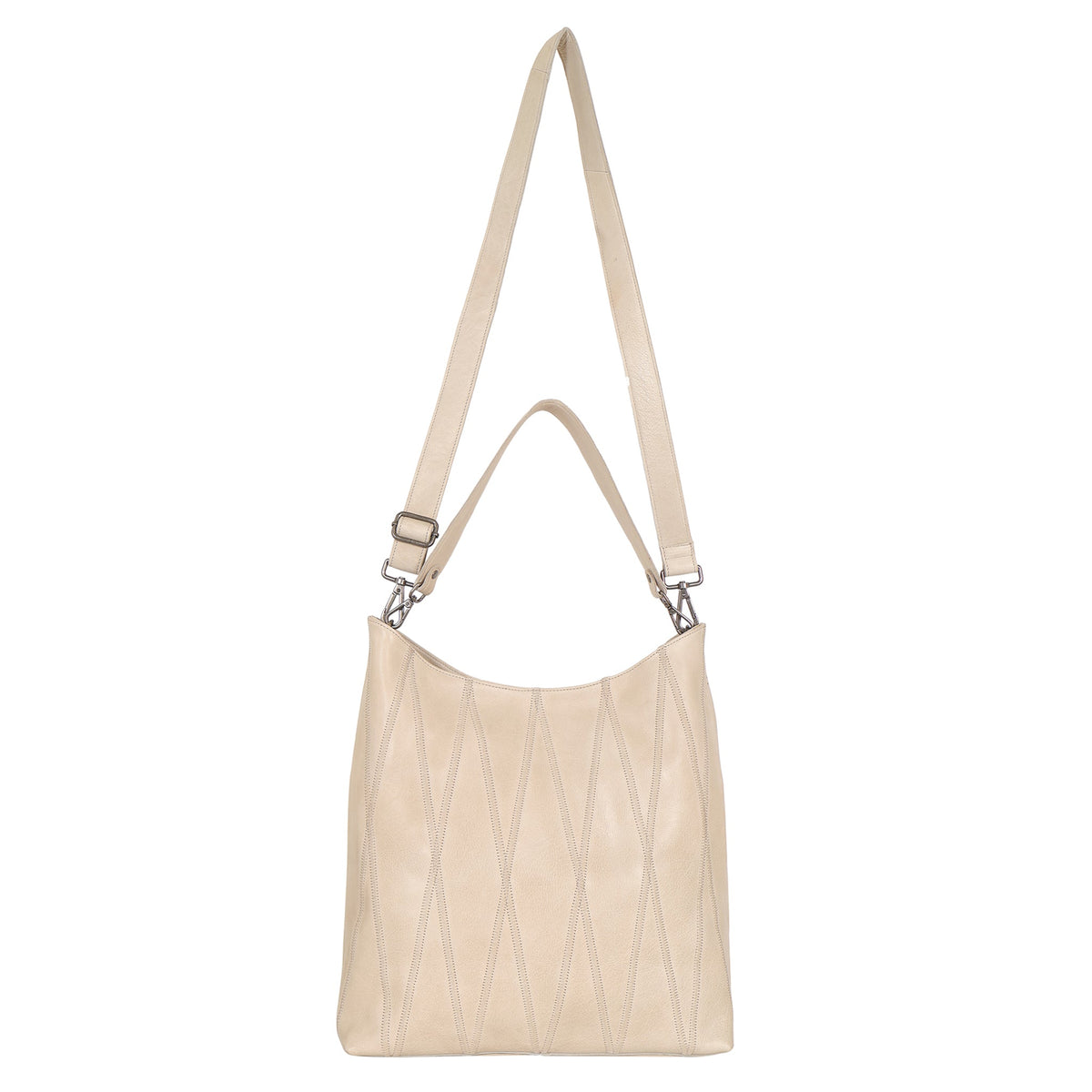 Bree Diamond Leather Shoulder Bag - Image 26
