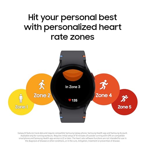 Samsung - Galaxy Watch FE Smartwatch 40mm BT - Black - (2024) - Image 4
