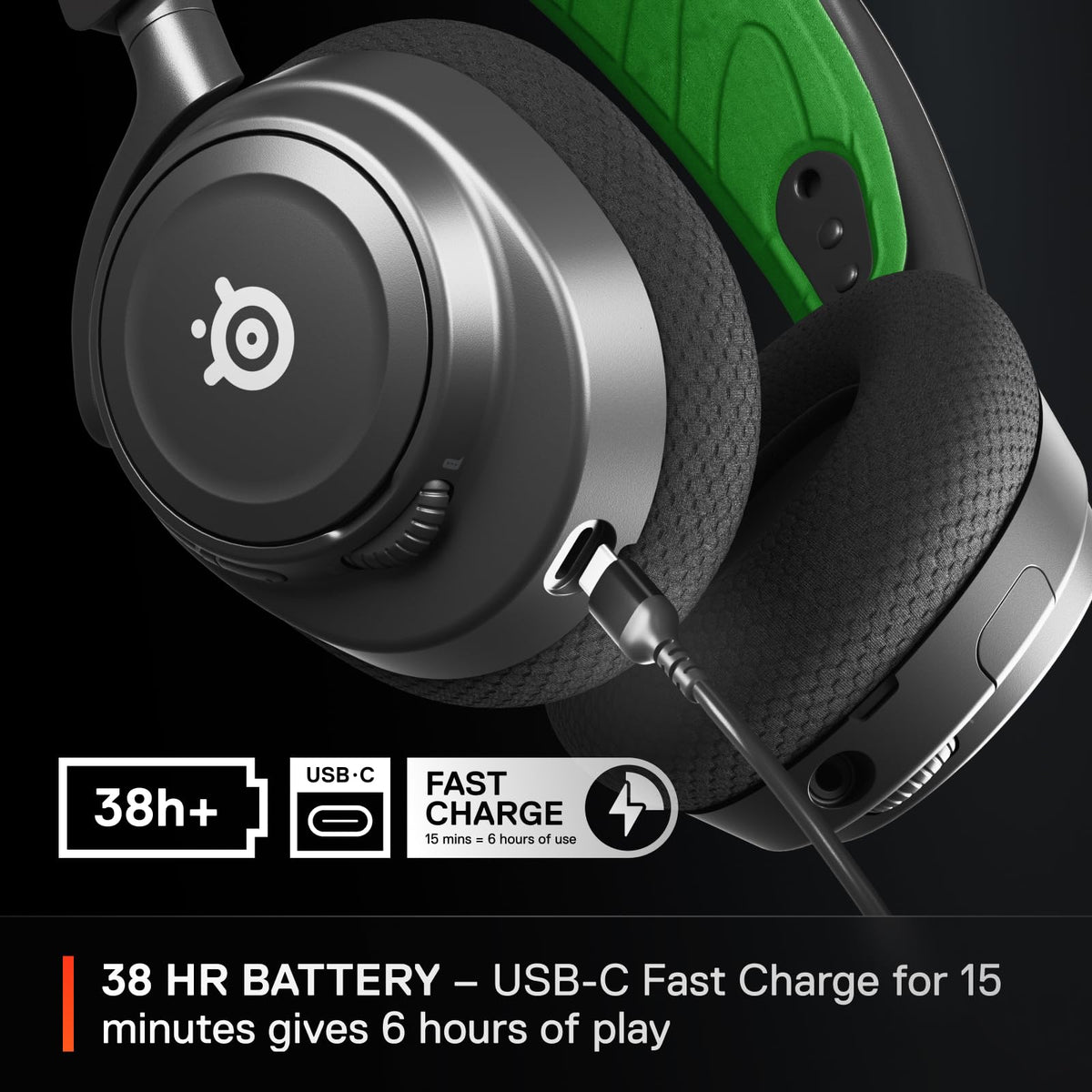 SteelSeries Arctis Nova 7X Wireless Over-The-Ear Gaming Headset for Xbox - Black - Image 4
