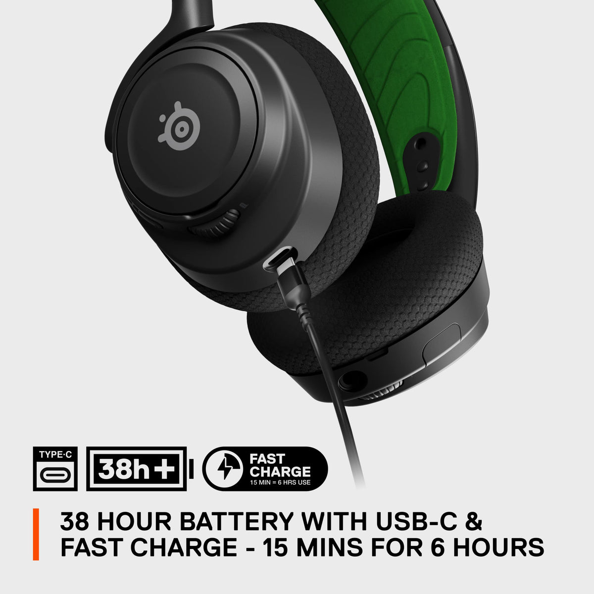 SteelSeries Arctis Nova 7X Wireless Over-The-Ear Gaming Headset for Xbox - Black - Image 7