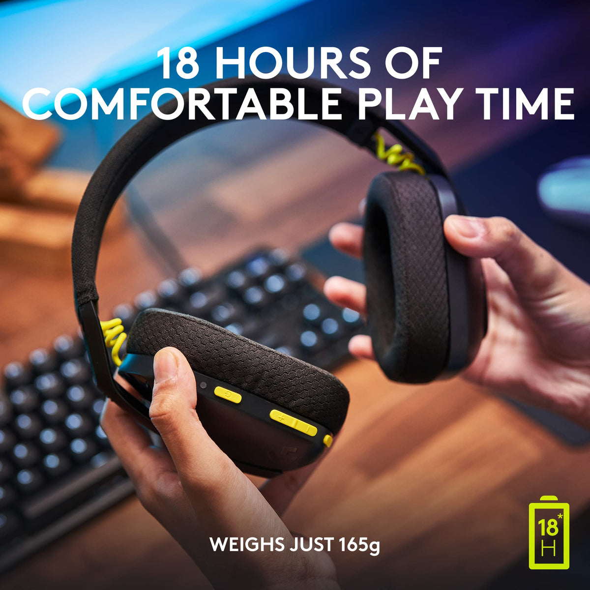 Logitech - G435 Wireless Gaming Headset for PC, PlayStation 5, or PlayStation 4, Nintendo Switch - B - Image 7