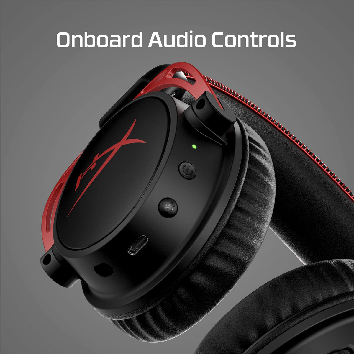 HyperX - Cloud Alpha Wireless Gaming Headset for PC, PS5, and PS4 - Black/Red - Image 6