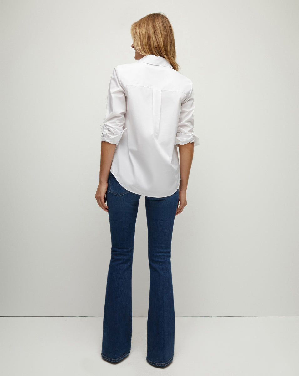 Amelia Cotton Button-Down Shirt - Image 5