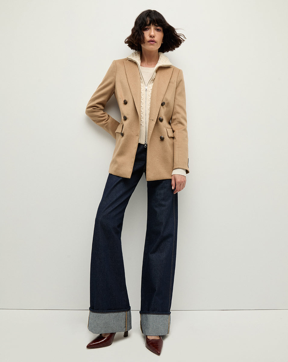 Ellette Italian Camel Hair Dickey Jacket - Image 5