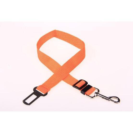 2-in-1 Pet Car Seat Belt & Leash - Orange / Uniform code