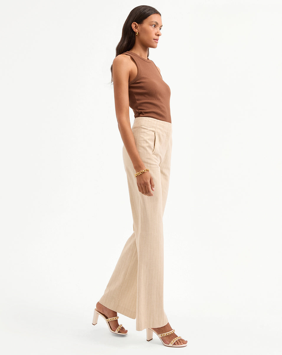 Jude Metallic Pinstripe Pant - Image 3