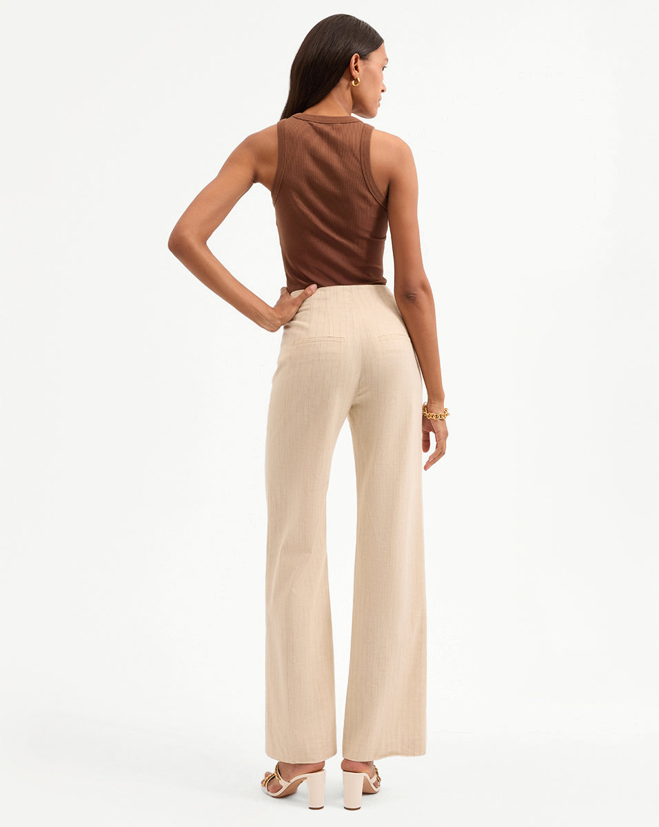Jude Metallic Pinstripe Pant - Image 5