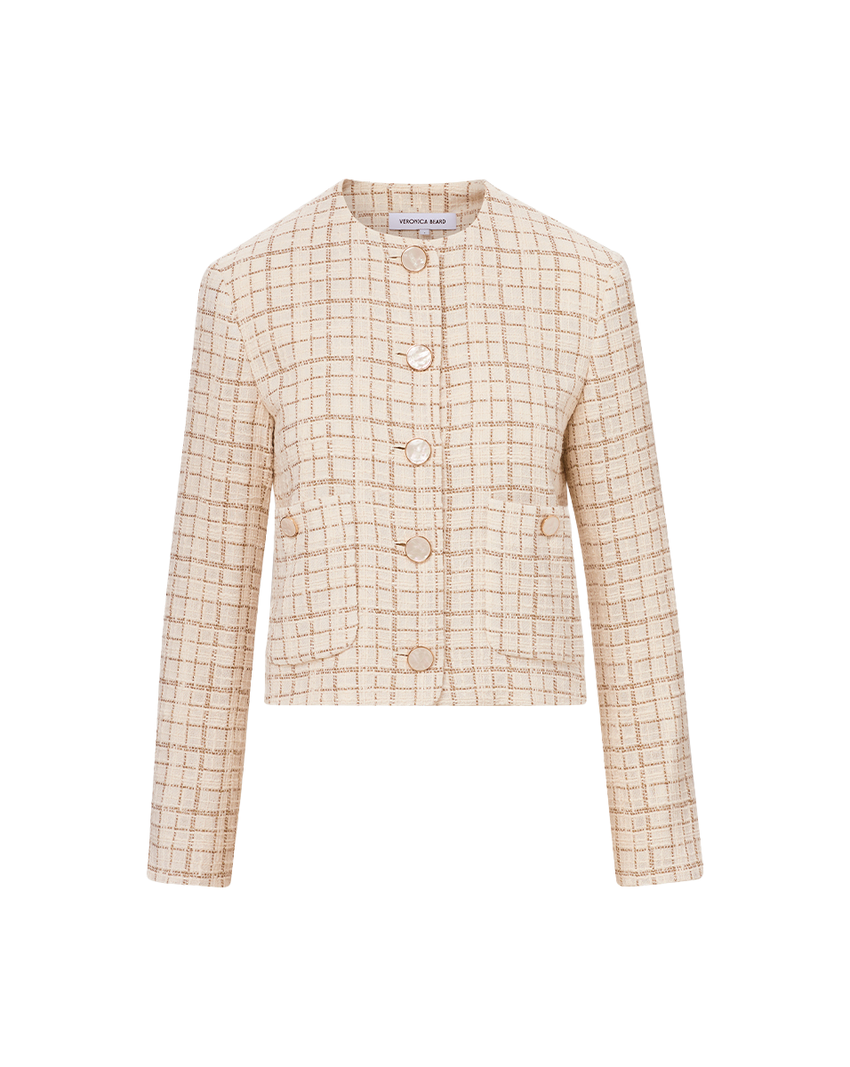 Andrea Metallic Tweed Jacket - Image 8