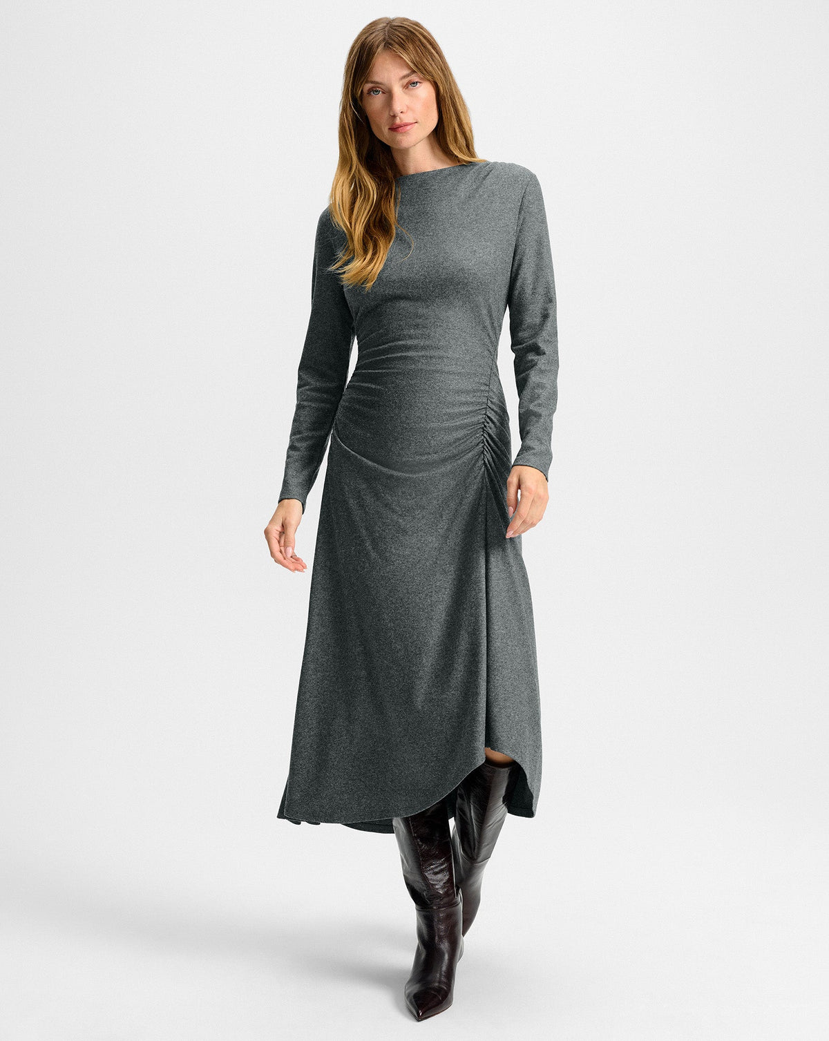 Theodora Wool Midi Dress - Image 2