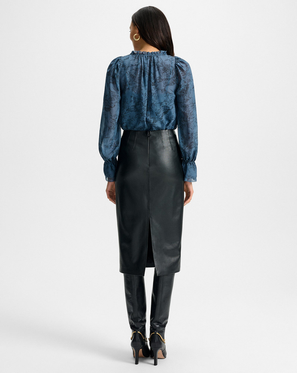 Holmes Midi Pencil Skirt - Image 5