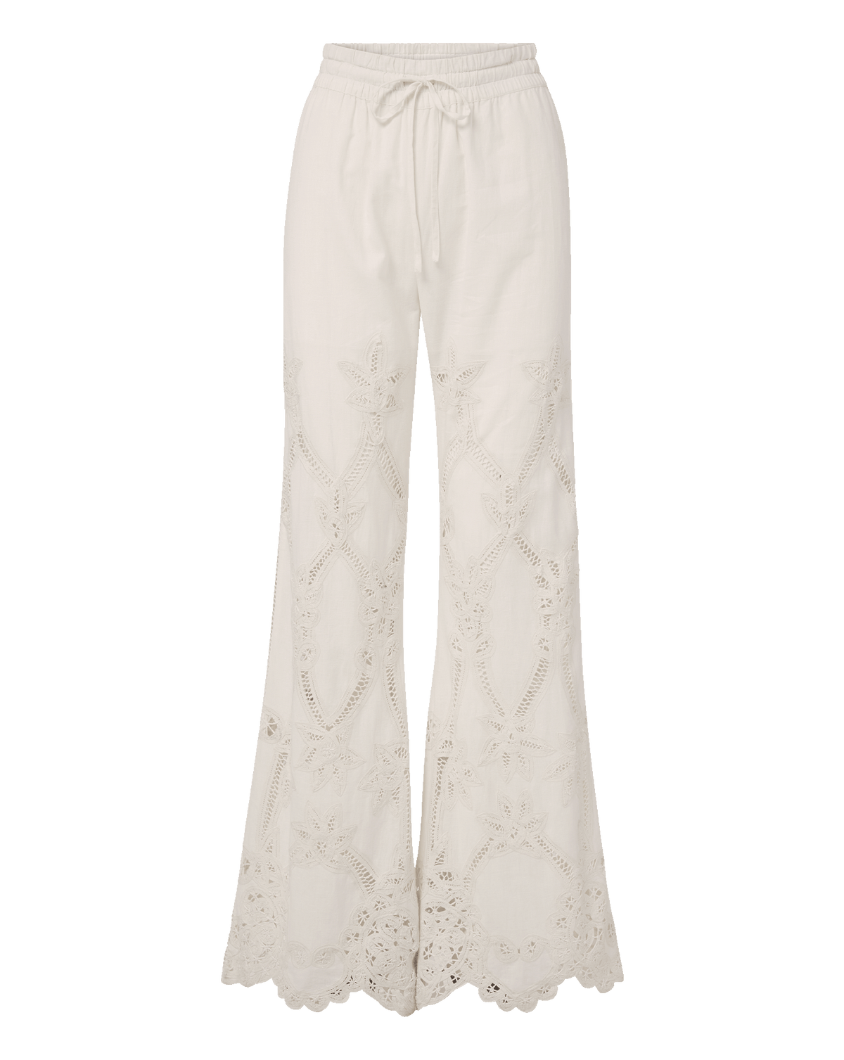Daisy Wide-Leg Eyelet Pant - Image 5
