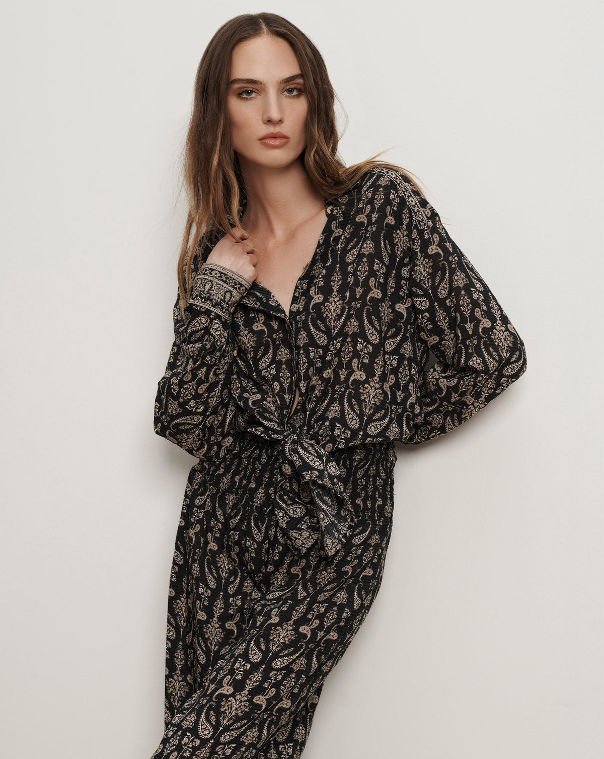 Lloyd Paisley Button-Down Shirt