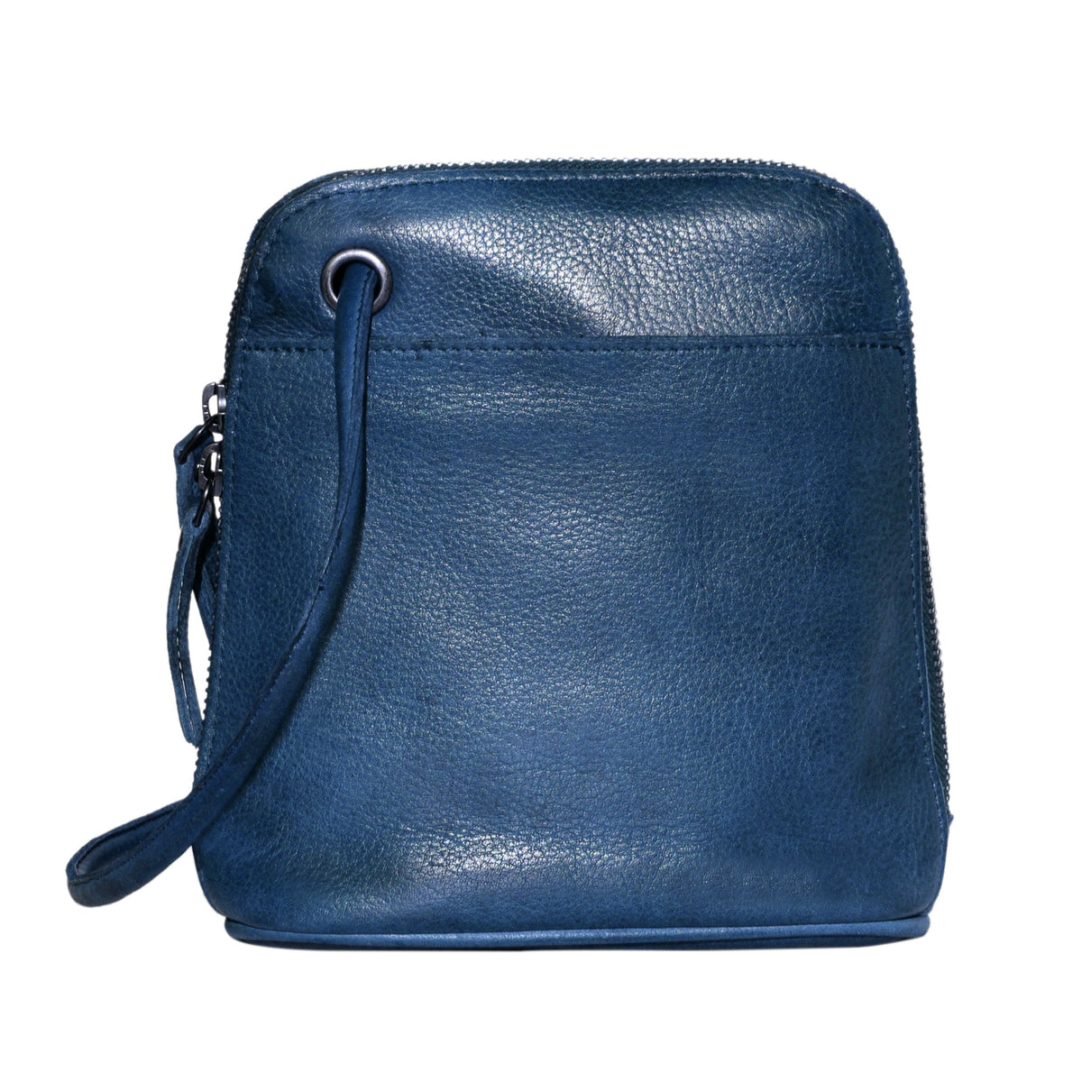 Lilly Leather Crossbody Bag - Denim