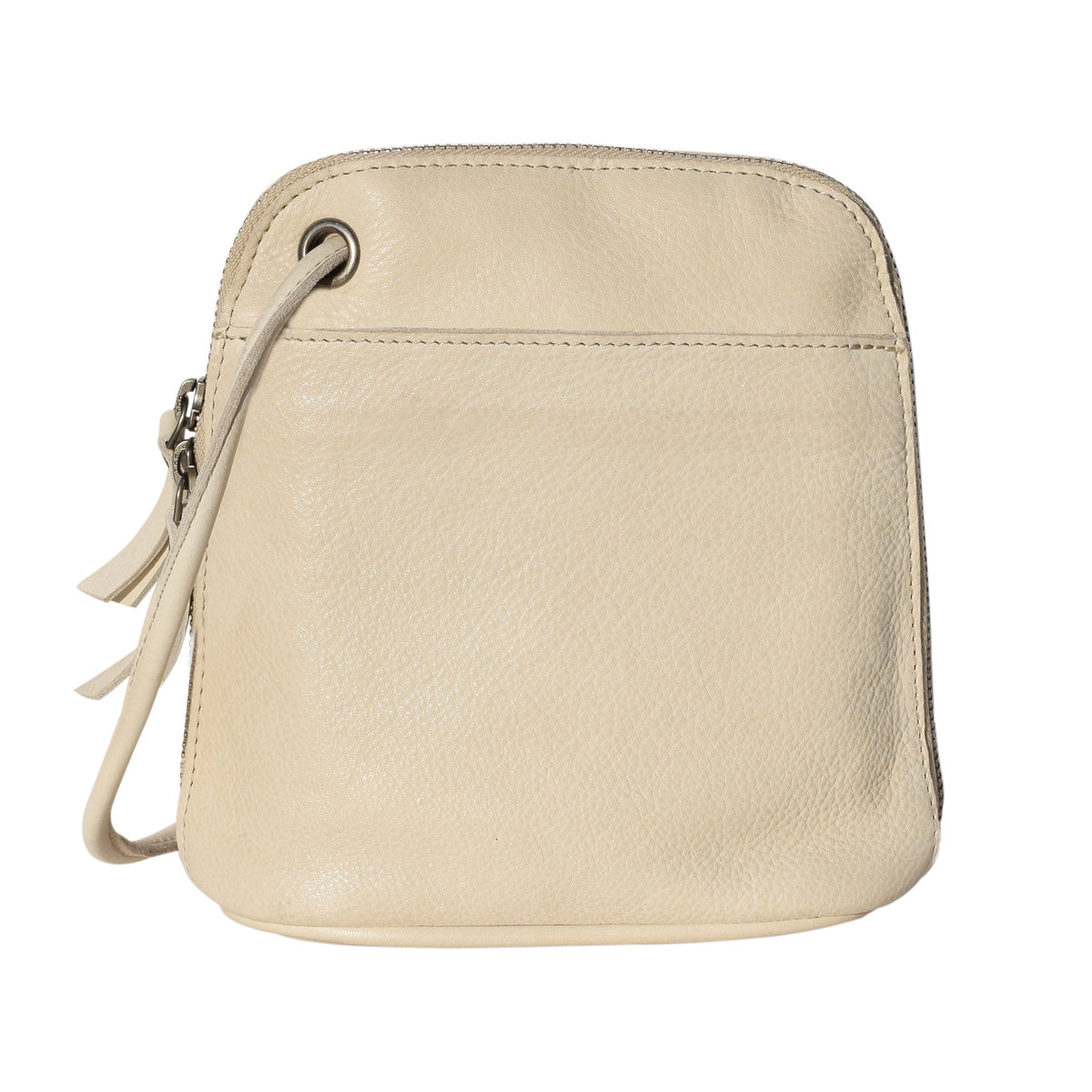 Lilly Leather Crossbody Bag - Oat