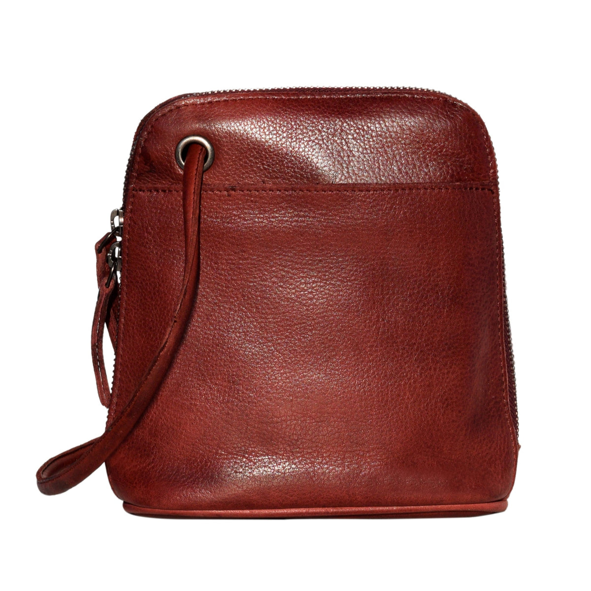 Lilly Leather Crossbody Bag - Oxblood