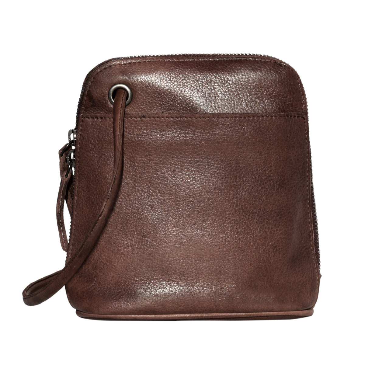Lilly Leather Crossbody Bag - Brown