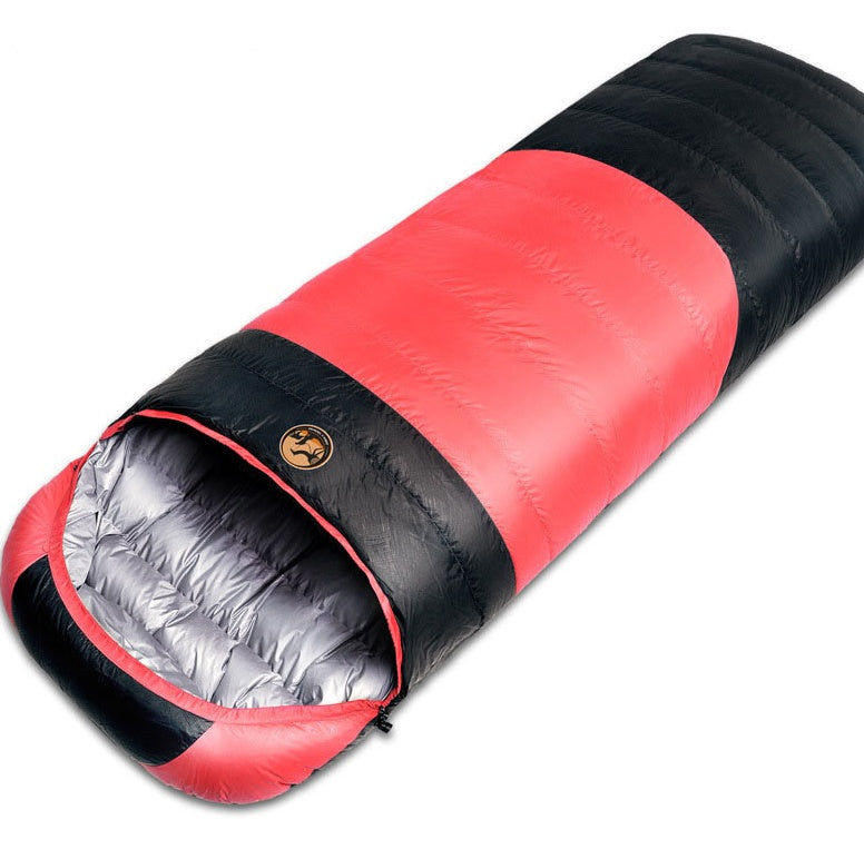 Lightweight Camping & Hiking Sleeping Bag - Red