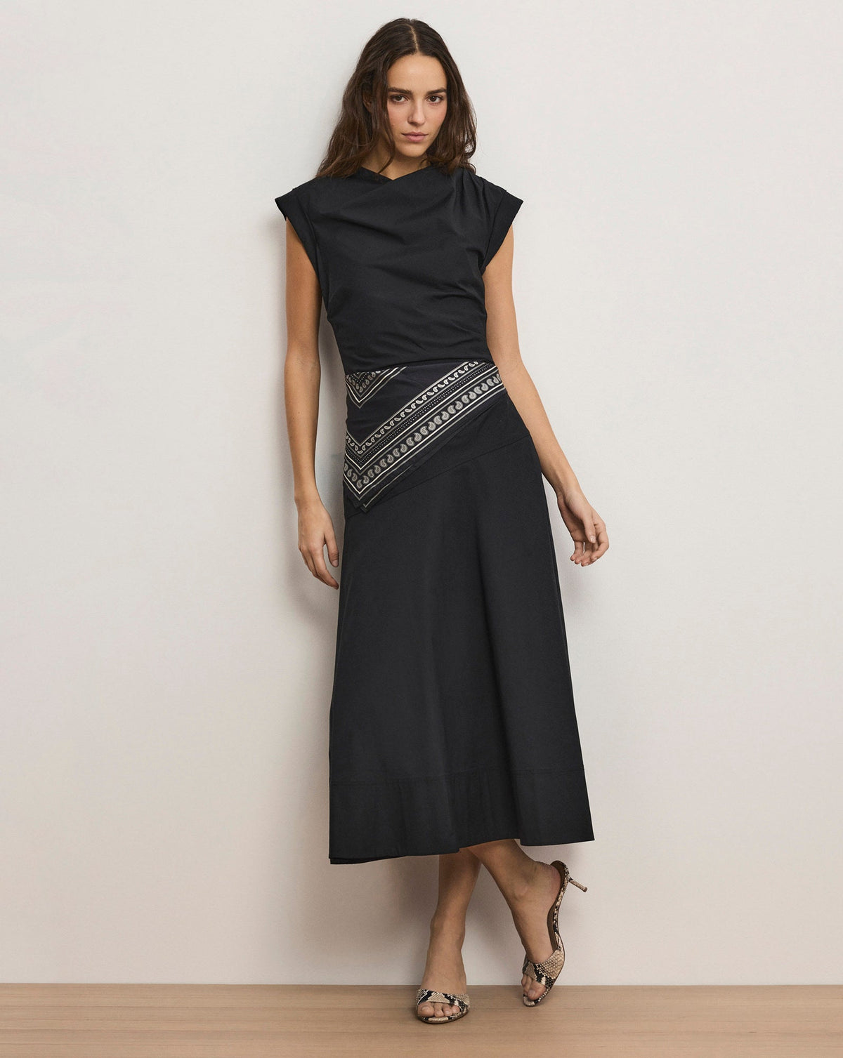 Lisette Cotton Poplin Midi Dress - Image 2