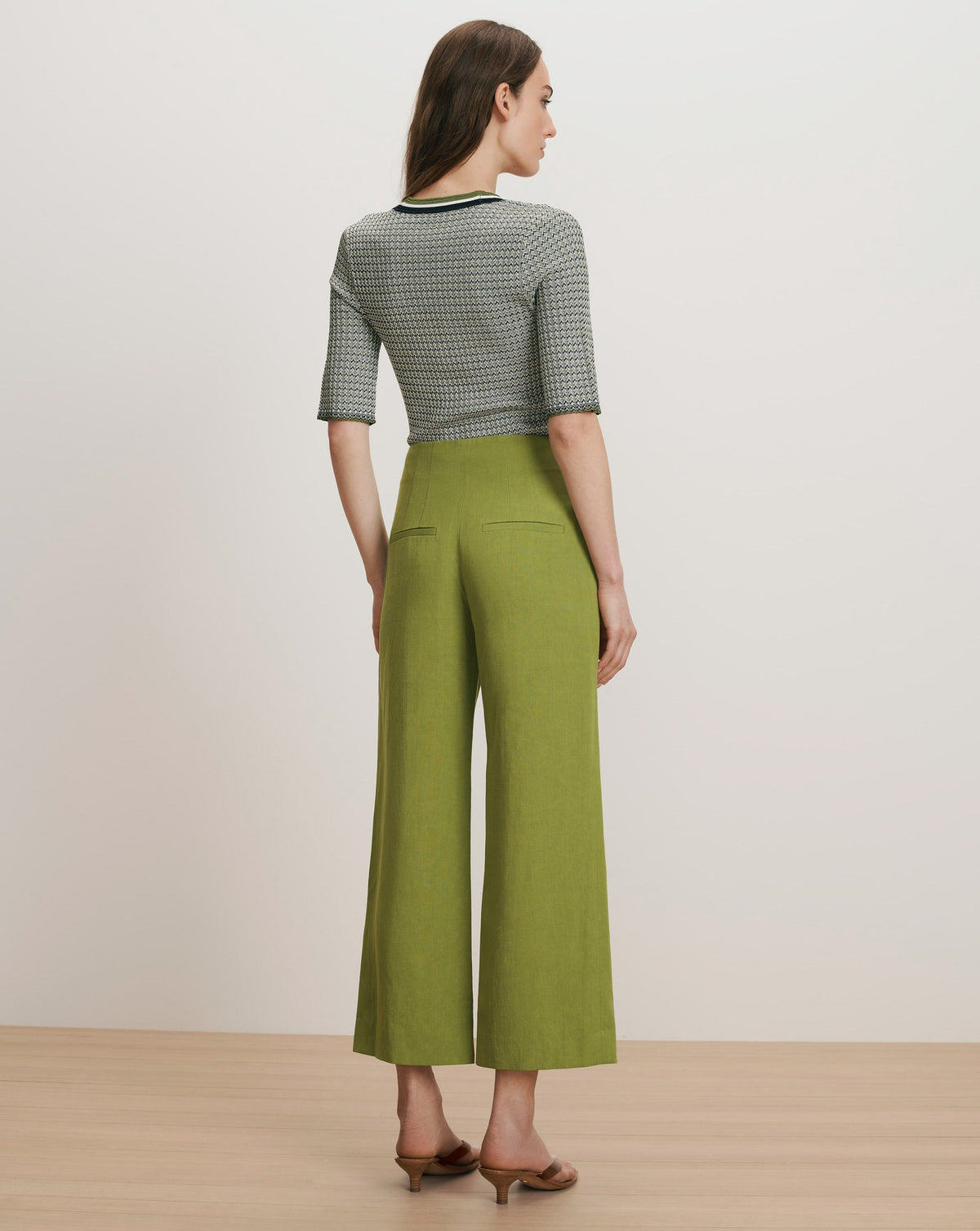 Dova Wide-Leg Linen Pant - Image 4