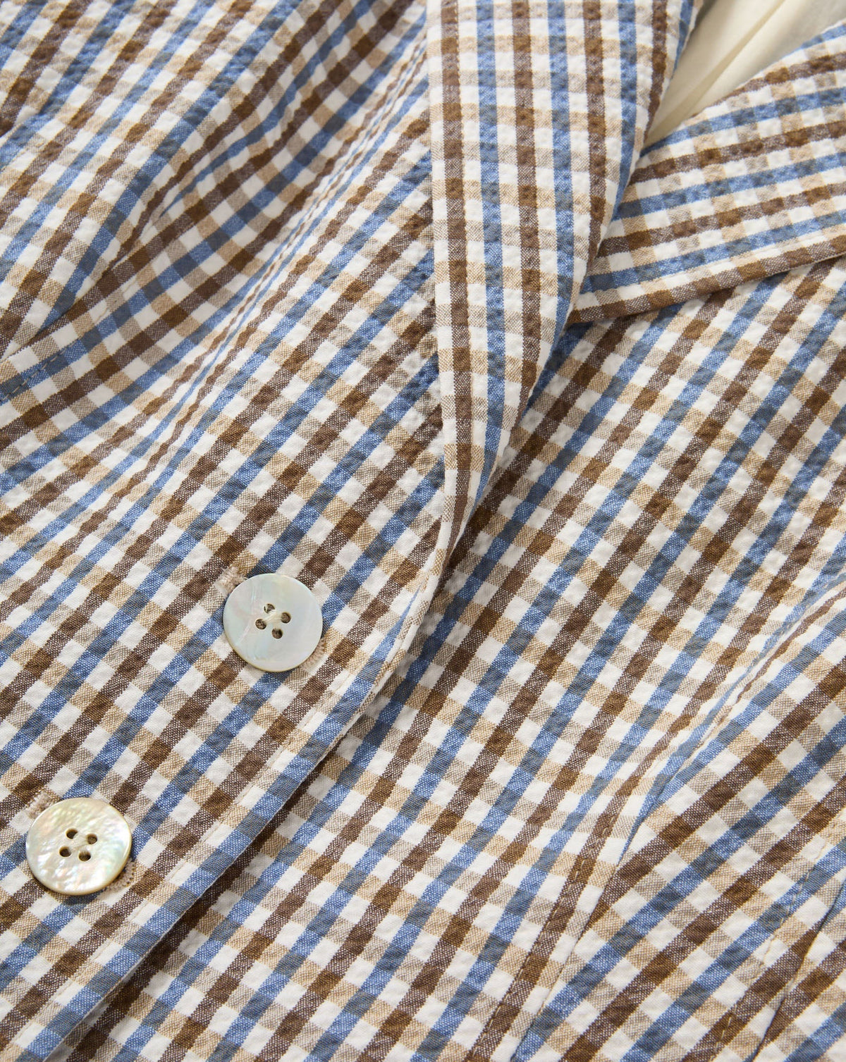 Costa Gingham Vest - Image 3