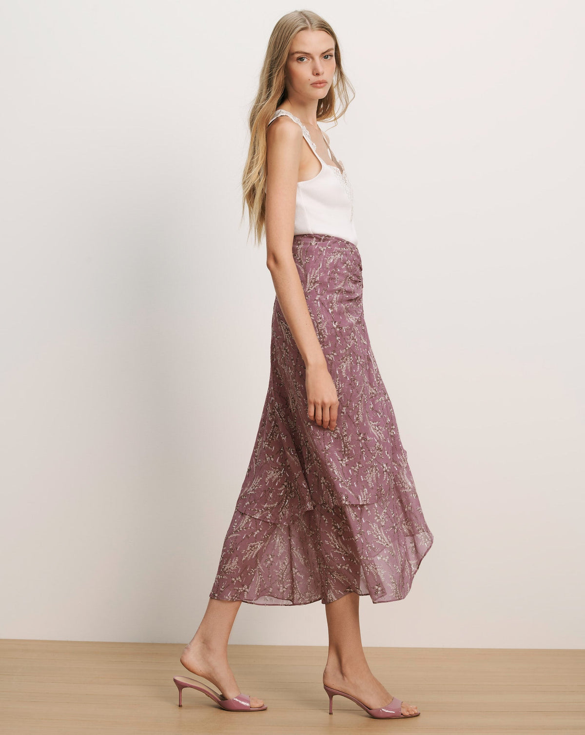Sira Floral Midi Skirt - Image 3