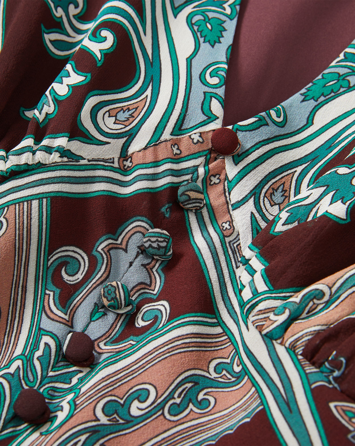 Daciana Silk Maxi Dress - Image 3