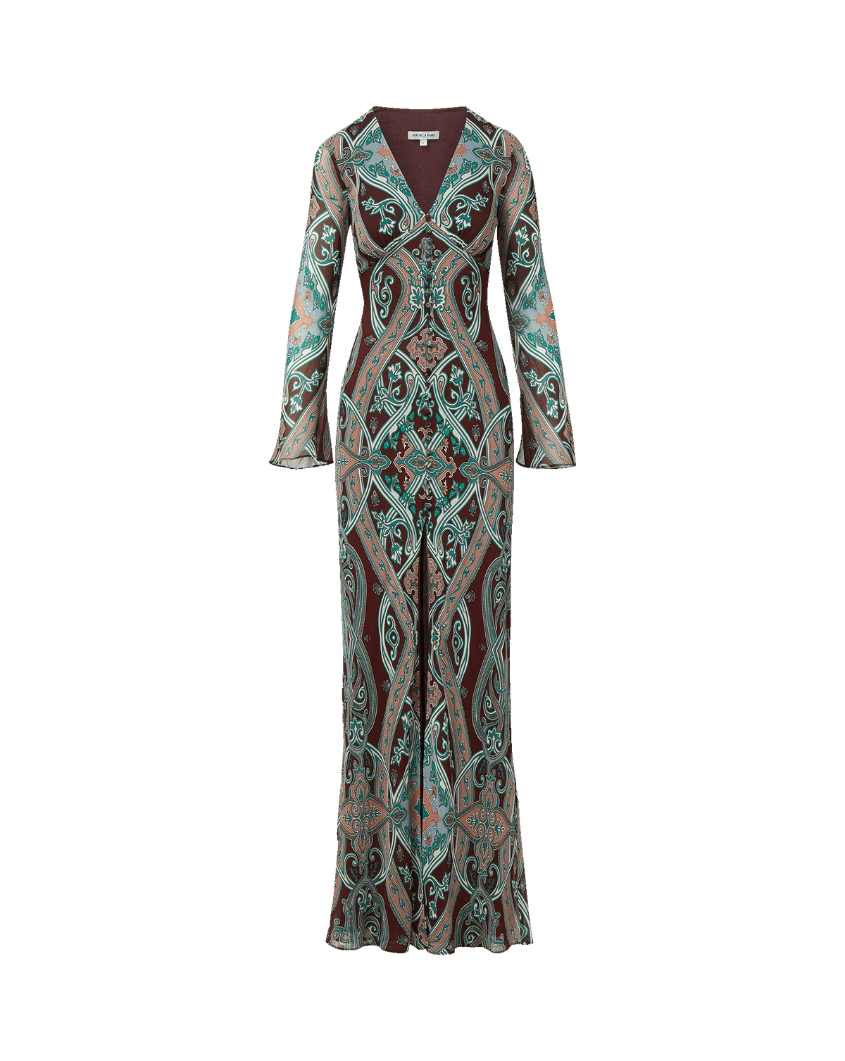 Daciana Silk Maxi Dress - Image 5