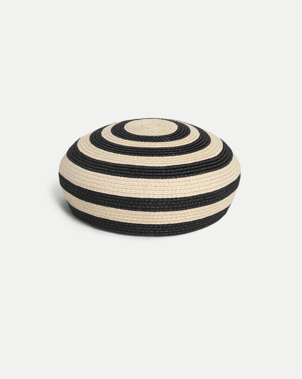 Le Jeanne Stripe Raffia Hat