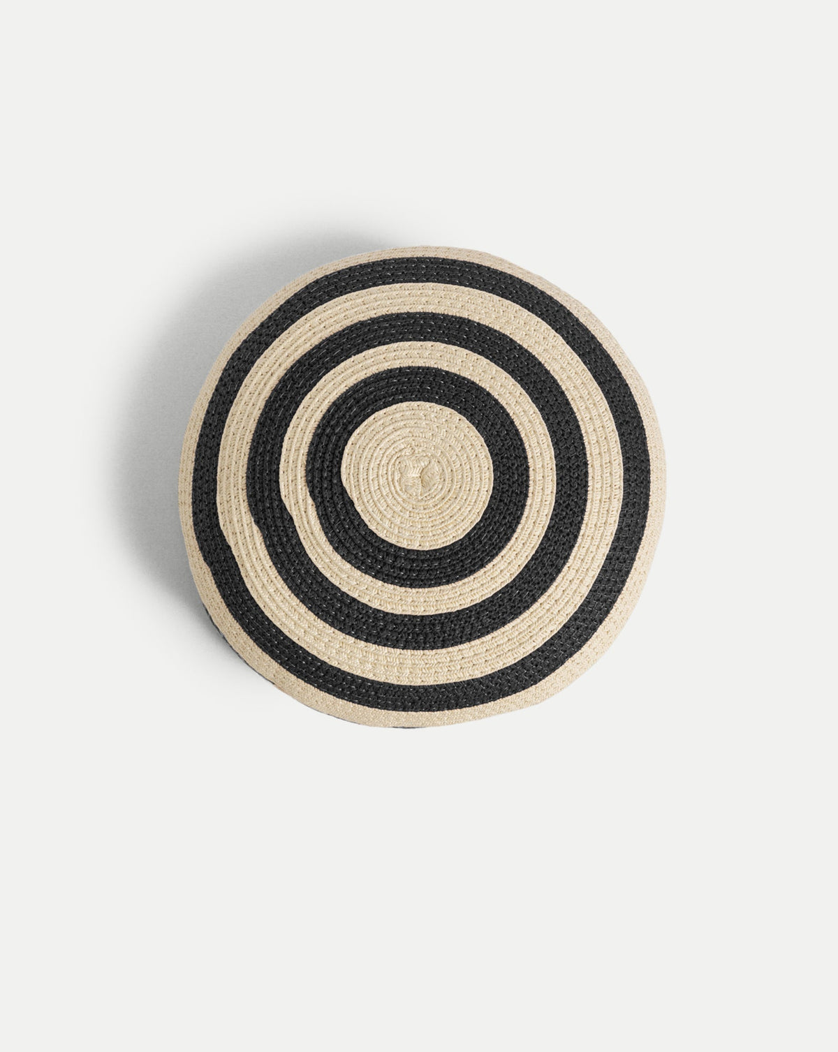 Le Jeanne Stripe Raffia Hat - Image 2