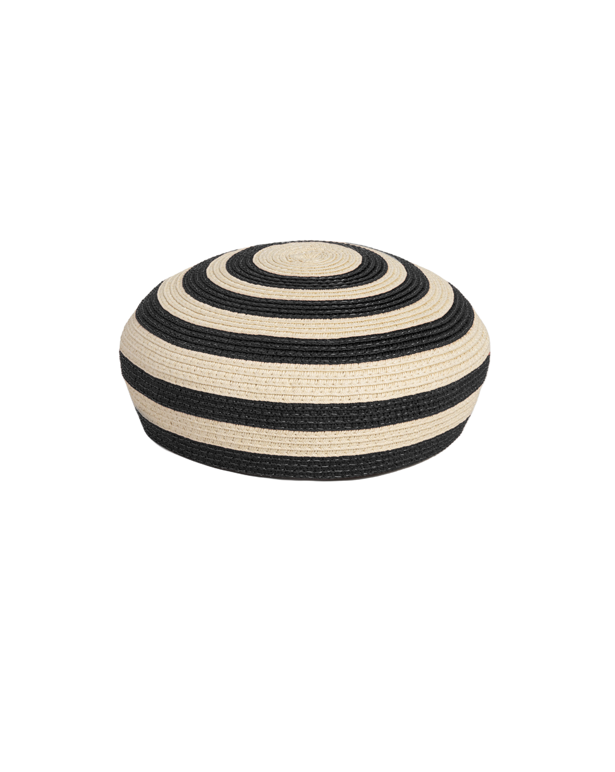 Le Jeanne Stripe Raffia Hat - Image 3