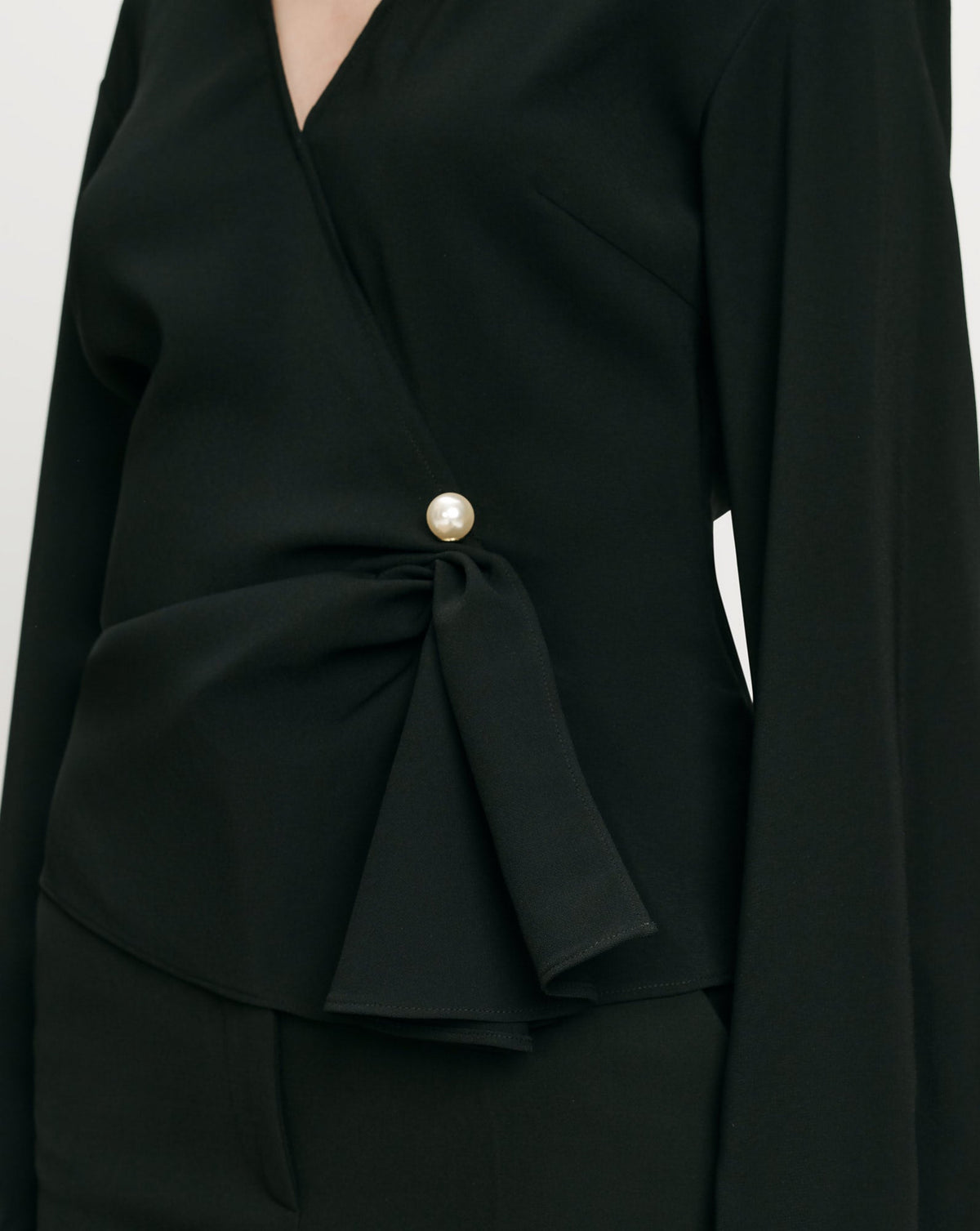 Drew Brooch Blouse - Image 5