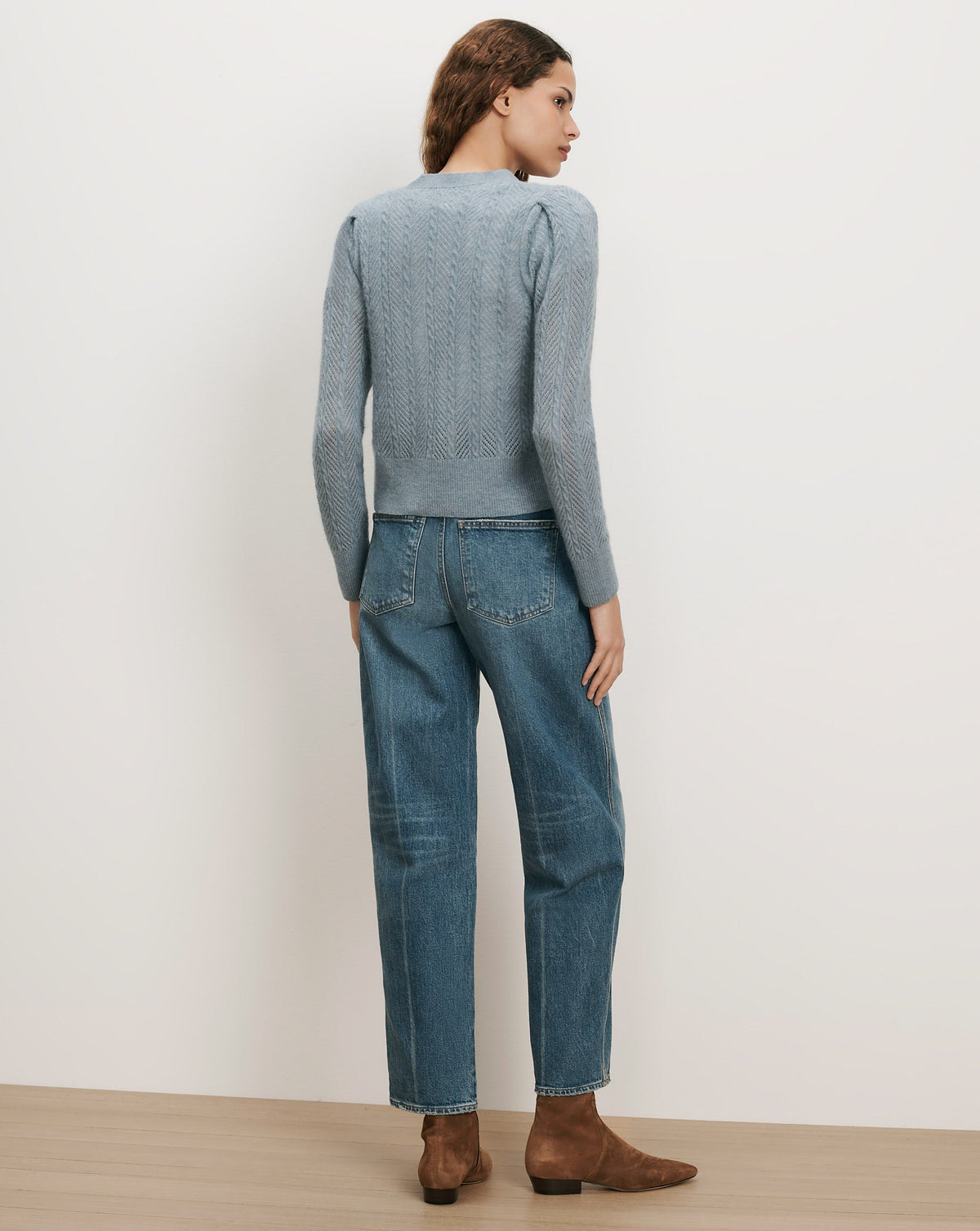 Solene Pointelle Cardigan - Image 4