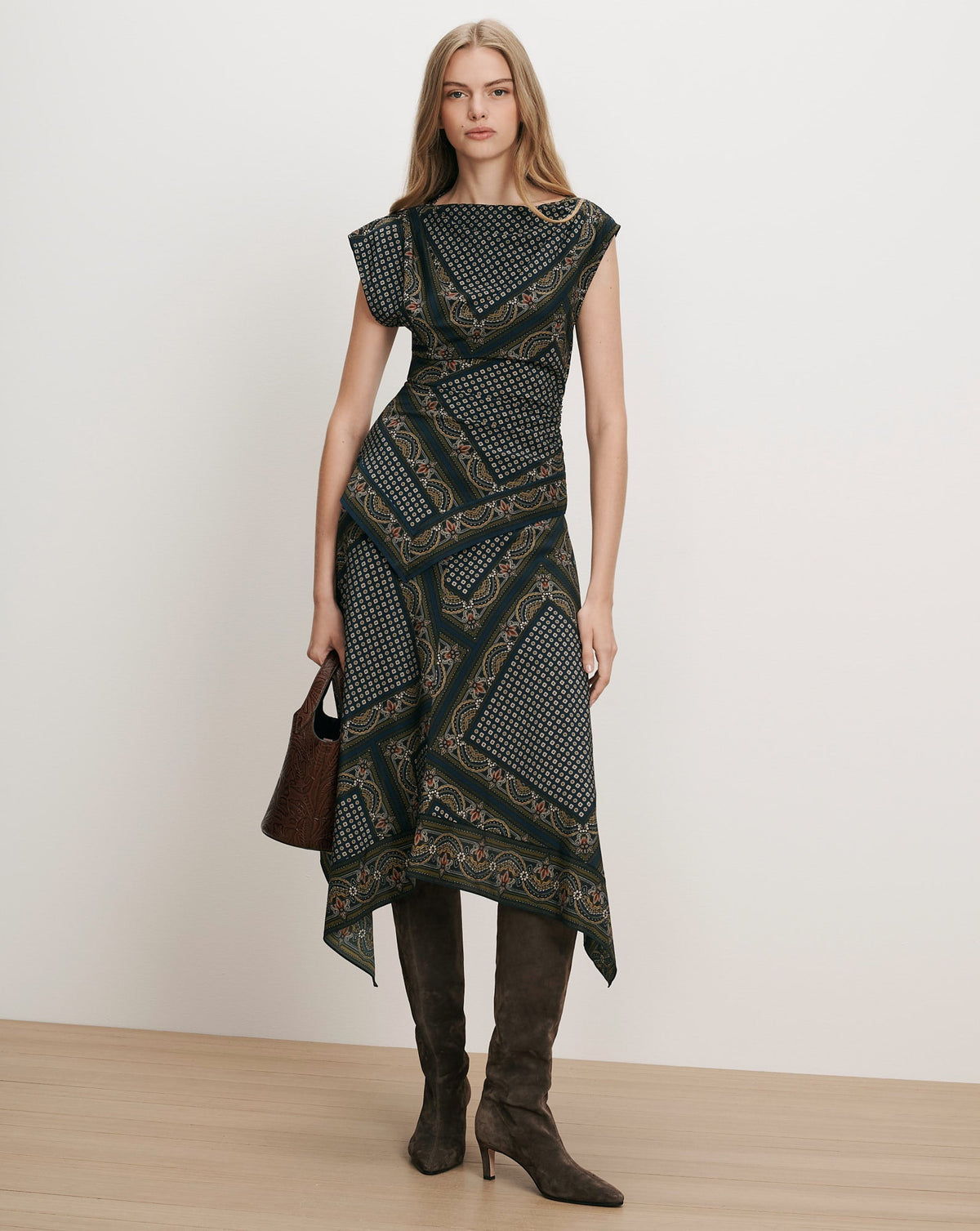 Yvonne Asymmetric Scarf Top - Image 2