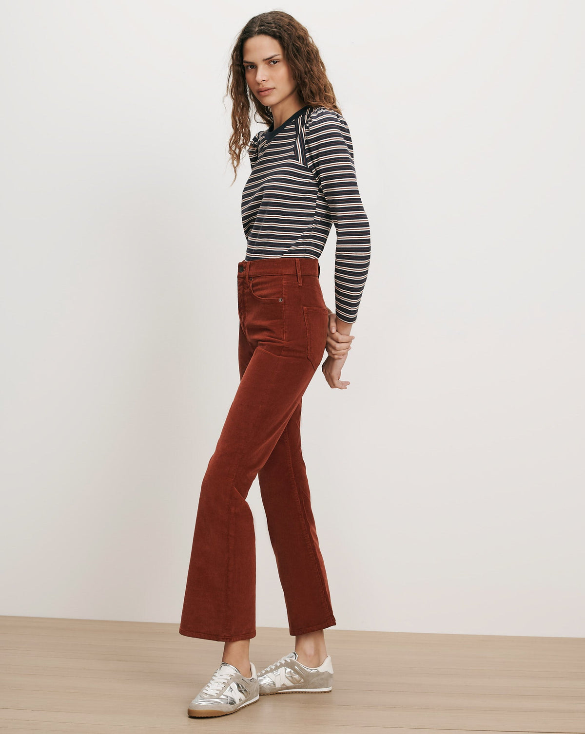 Carson Corduroy Kick-Flare Pant - Image 3