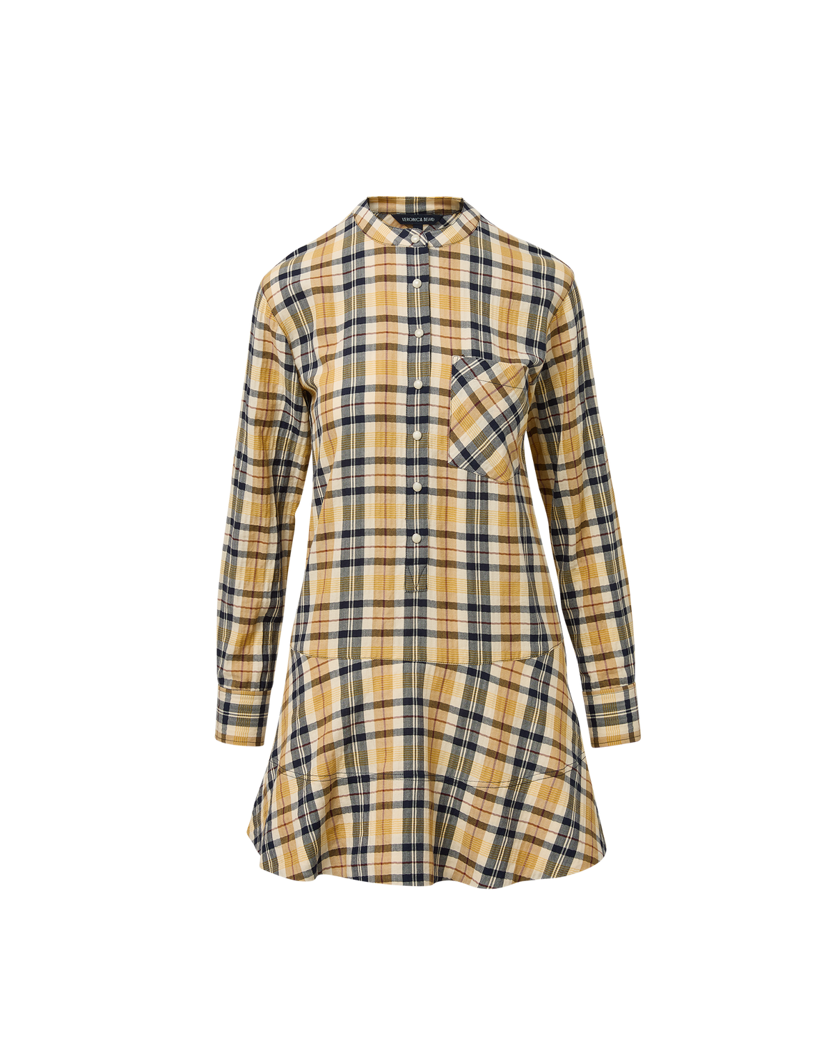 Corin Plaid Mini Dress - Image 6