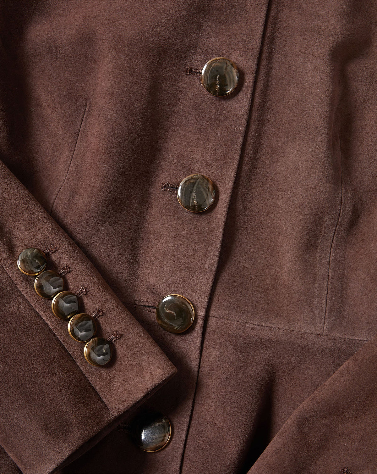 Quinn Suede Peplum Jacket - Image 3