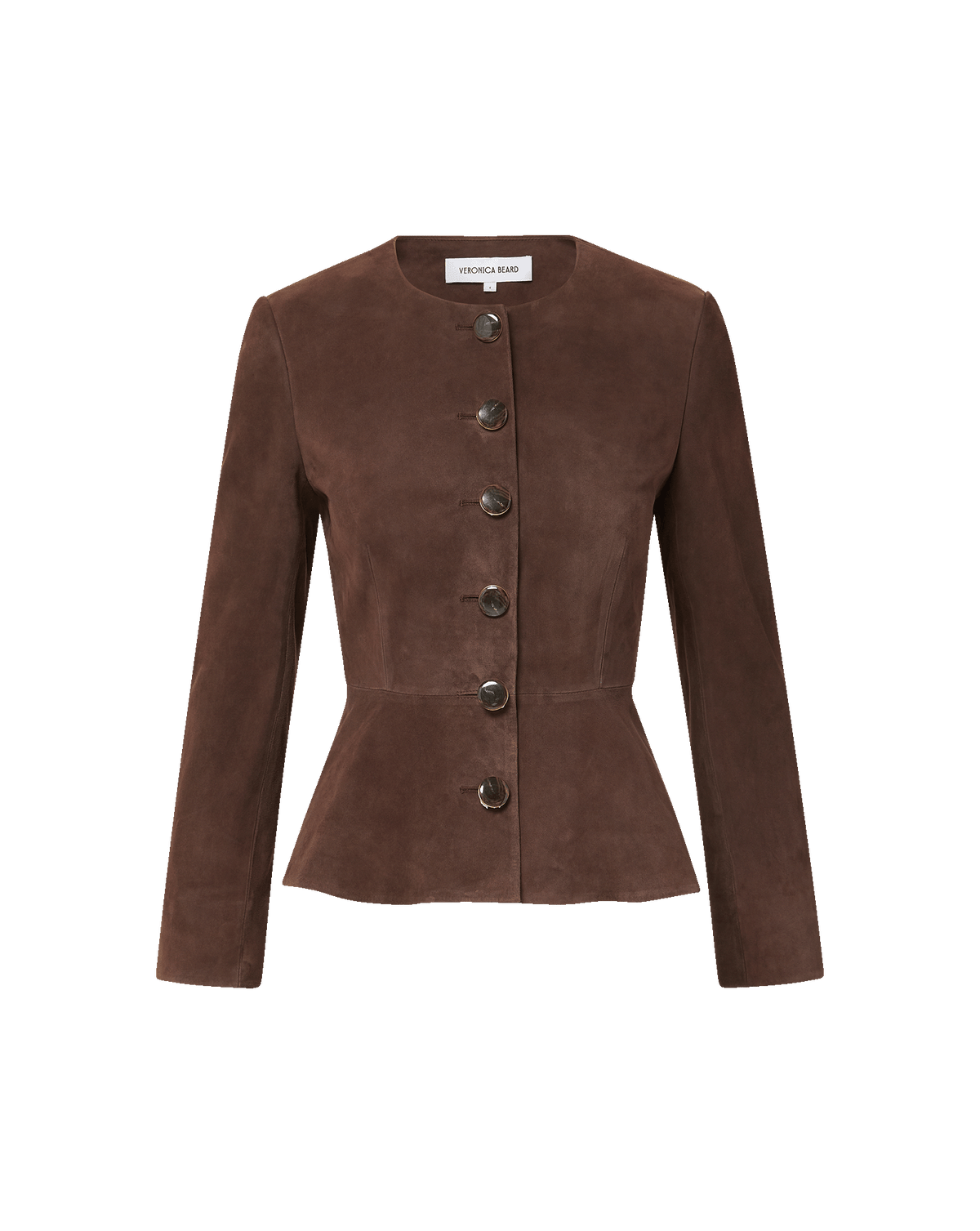 Quinn Suede Peplum Jacket - Image 5