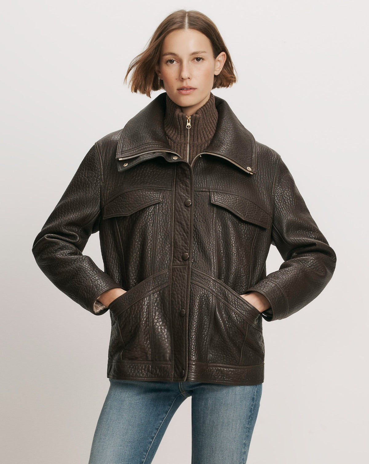Silversmith Leather Dickey Jacket - Image 3
